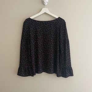 LOFT geometric print blouse